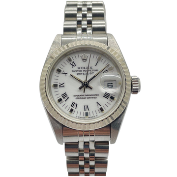 Rolex Datejust 69174 26mm Automatic White Roman Dial Watch